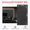 Стеновые панели гипсокаркас под мрамор, Торос черный фото